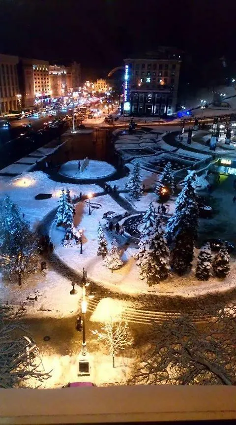 Apartment Independence Square - Khreschatyk. View On Independence Sq. Fountains Kyiv